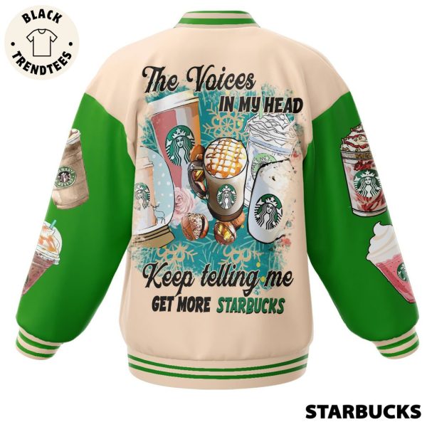 Starbucks The Voices In My Head Baseball Jacket