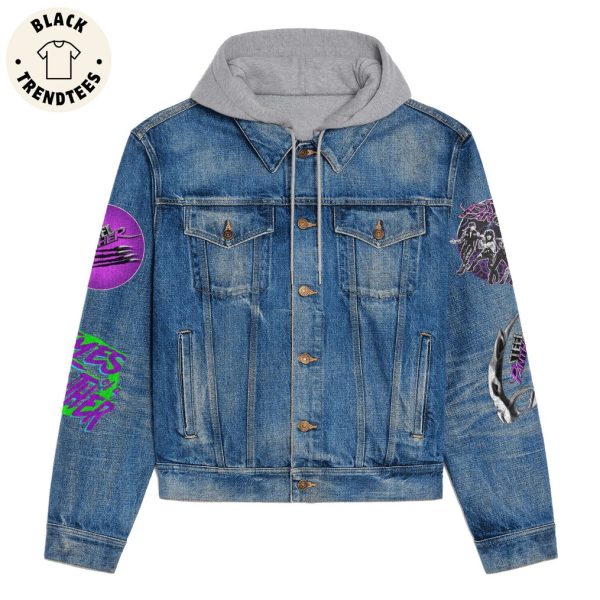 Steel Panther On The Prown Tour 2024 Hooded Denim Jacket