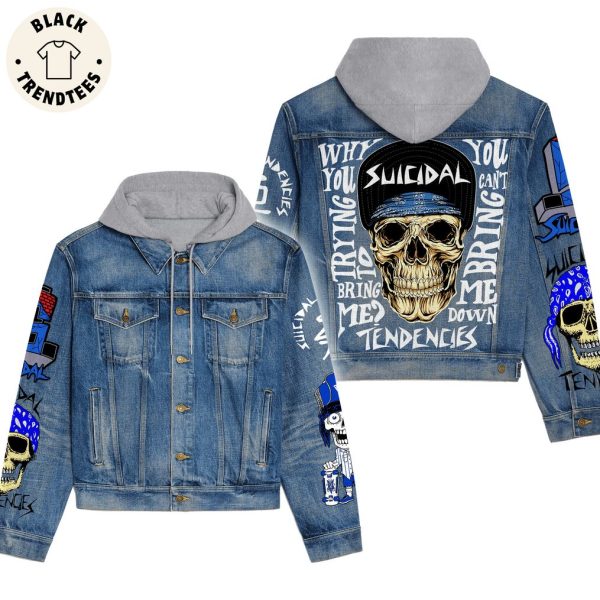 Suicidal Tendencies Skull Hooded Denim Jacket