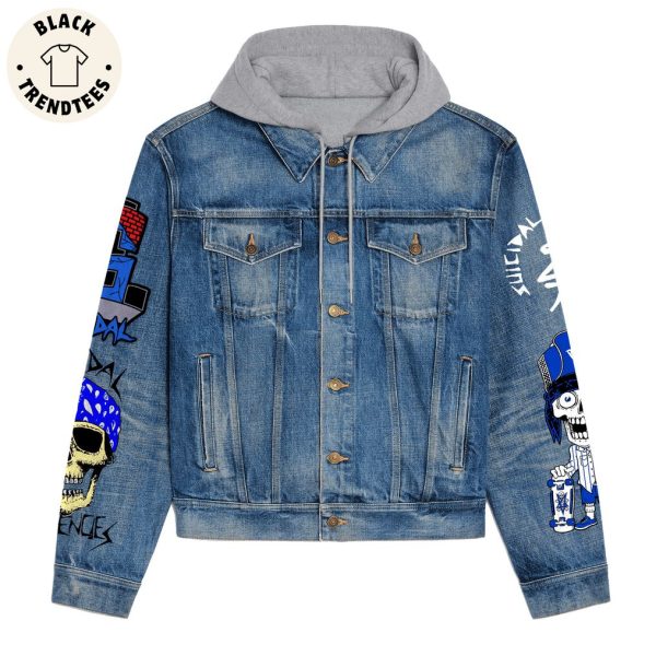 Suicidal Tendencies Skull Hooded Denim Jacket