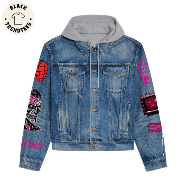 The Devil Wearsprada 2024 World Tour Design Skull  Hooded Denim Jacket