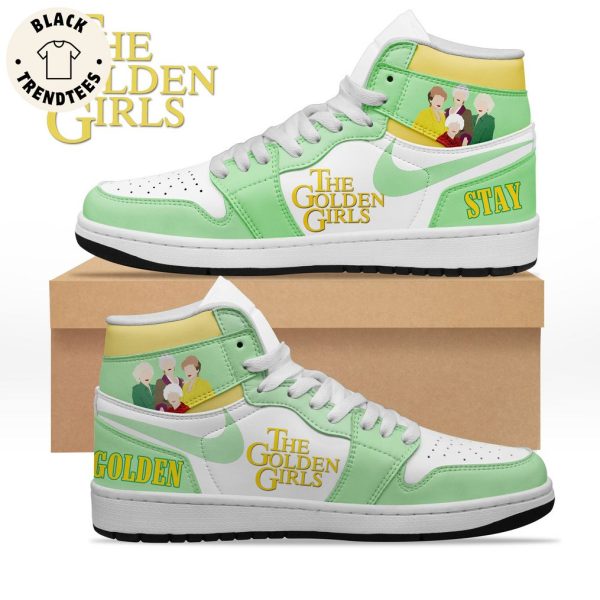 The Golden Girls Stay Nike Green Design Air Jordan 1 High Top