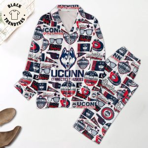 Uconn Connecticut Huskies Mascot Design Pajamas Set