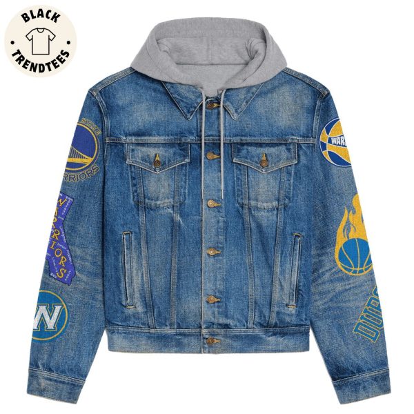 Warrior Nation Strength In Numbers Warriors Smash Mouth Hooded Denim Jacket