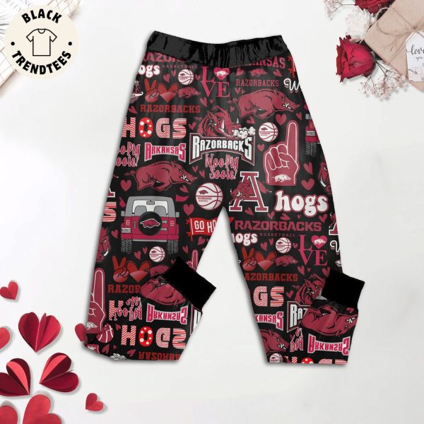 You Had Me At Woo Pig Sooie Arkansas Mascot Design Pajamas Set