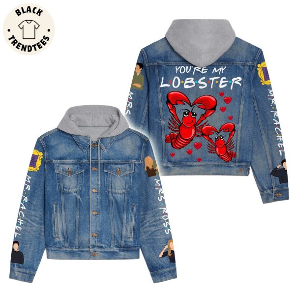 You’re My Lobster Hooded Denim Jacket