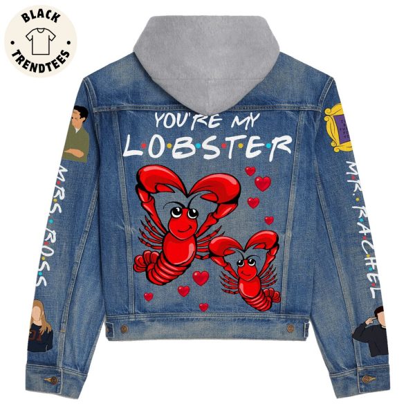 You’re My Lobster Hooded Denim Jacket