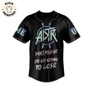 ADTR A Day To Remember Dont Push Me Baseball Jersey