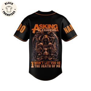 Asking Alexandria I Wont Let You Be The Death Of Me Baseball Jersey