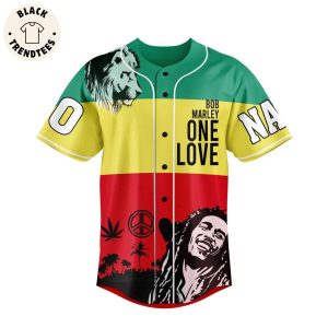 Bob Marley One Love Frist He Changed Music Then He Changed The World Baseball Jersey