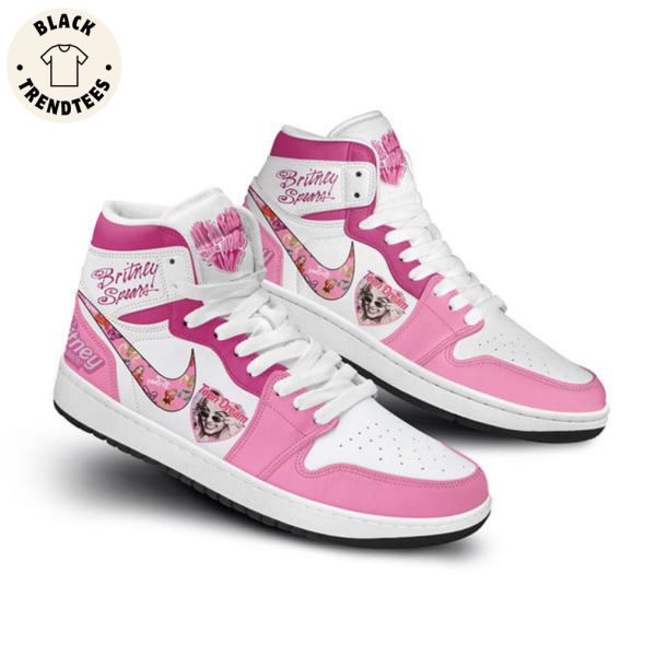 Britney Bitch Spears Teen Dream Nike Portrait Design Air Jordan 1 High Top