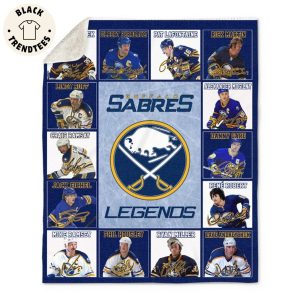 Buffalo Sabres Logo Ice Hockey Team Legends Blanket