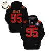 Chris Jones Kansas City Chiefs Super Bowl LVIII Limited Edition Red Hoodie Jersey
