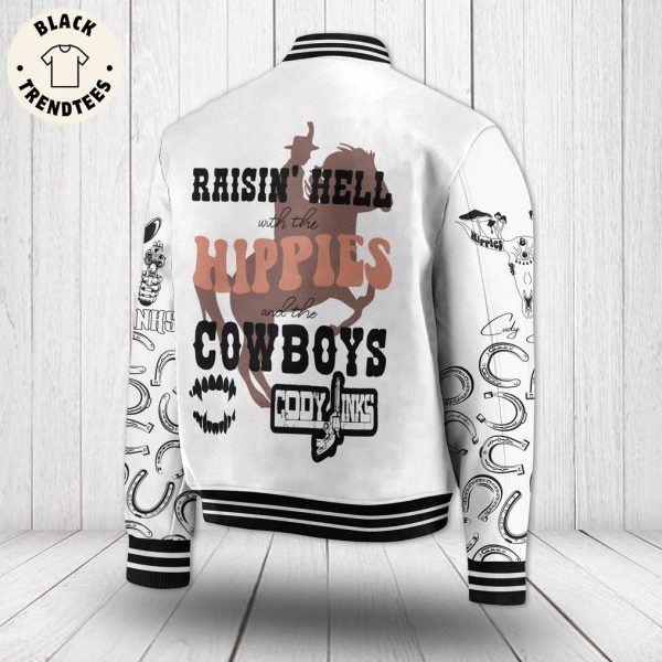 Cody Jinks Raisin Hell Hippies Cowboys Baseball Jacket