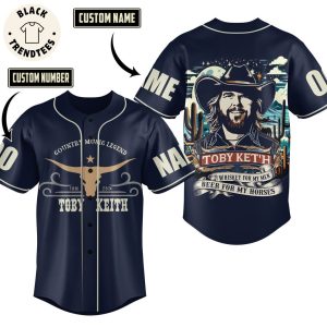 Country Music Legend Toby Keith Baseball Jersey