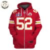 Creed Humphrey Kansas City Chiefs Super Bowl LVIII Limited Edition Black Hoodie Jersey