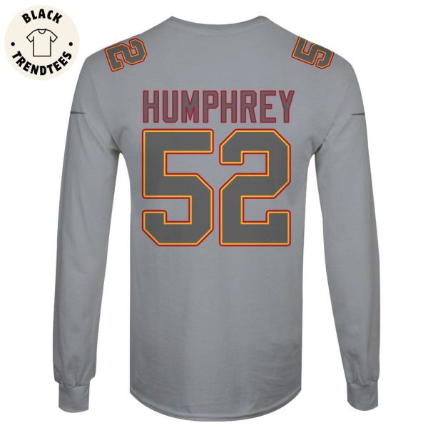 Creed Humphrey Kansas City Chiefs Super Bowl LVIII Limited Edition Grey Hoodie Jersey
