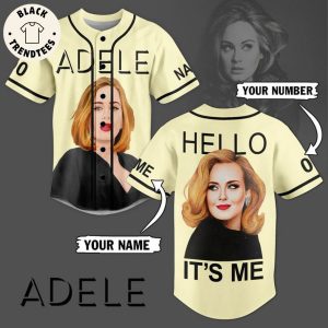 Custom Adele Hello Its Me Baseball Jersey