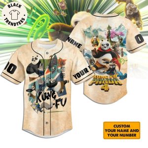 Custom Kung Fu Panda 4 Baseball Jersey