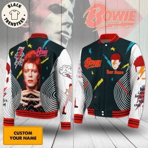 David Bowie We Can Be Heroes Just For One Day Baseball Jacket