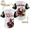 Deadpool Custom Name Baseball Jersey
