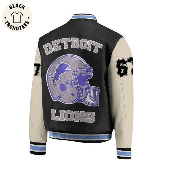 Detroit Lions Logo Baseball Jacket