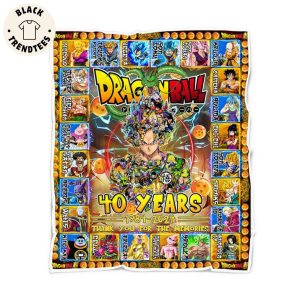 Dragonball 40 Years 1984-2024 Thank You For The Memories Blanket