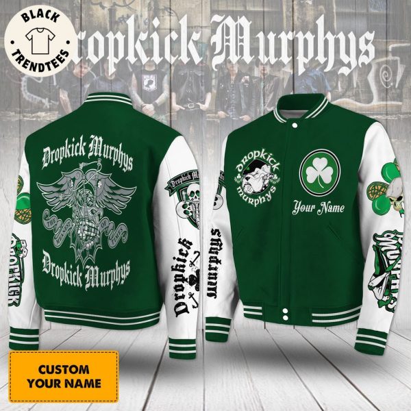 Dropkick Murphys Custom Name Baseball Jacket
