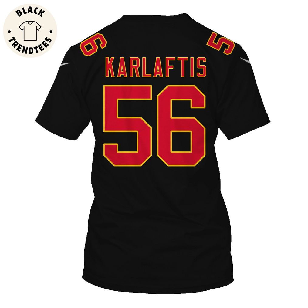 George Karlaftis Kansas City Chiefs Super Bowl LVIII Limited Edition Black Hoodie Jersey