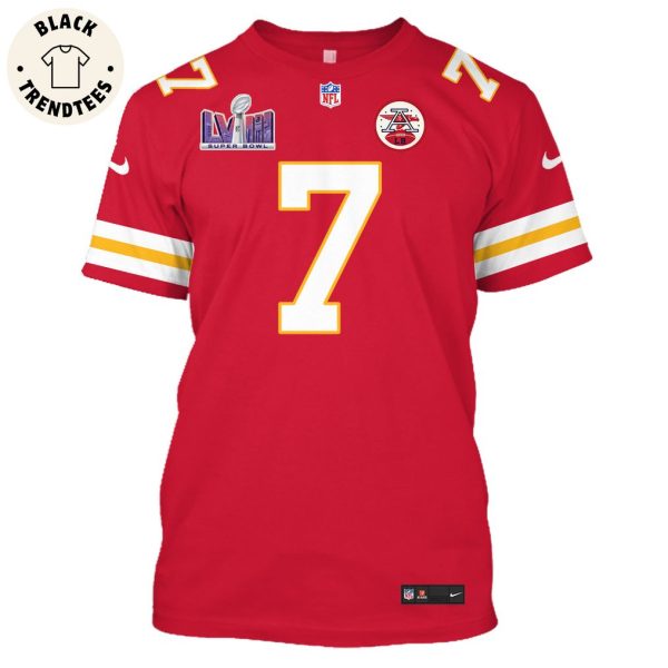 Harrison Butker Kansas City Chiefs Super Bowl LVIII Limited Edition Red Hoodie Jersey
