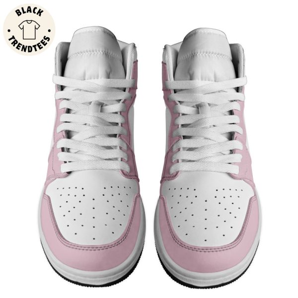 I Love Lucy Nike Logo Pink Design Air Jordan 1 High Top
