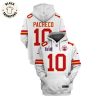 Isiah Pacheco Kansas City Chiefs Super Bowl LVIII Limited Edition Grey Hoodie Jersey