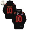 Isiah Pacheco Kansas City Chiefs Super Bowl LVIII Limited Edition Red Hoodie Jersey
