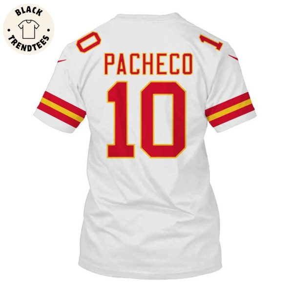Isiah Pacheco Kansas City Chiefs Super Bowl LVIII Limited Edition White Hoodie Jersey