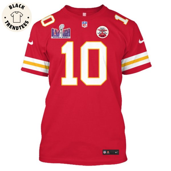 Isiah Pacheco Kansas City Chiefs Super Bowl LVIII Limited Edition Red Hoodie Jersey