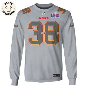 L’Jarius Sneed Kansas City Chiefs Super Bowl LVIII Limited Edition Grey Hoodie Jersey