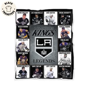 Los Angeles King Logo Ice Hockey Team Legends Blanket