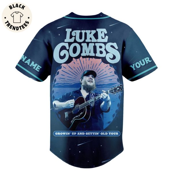 Luke Combs Growin Up And Gettin Old Tour Baseball Jersey