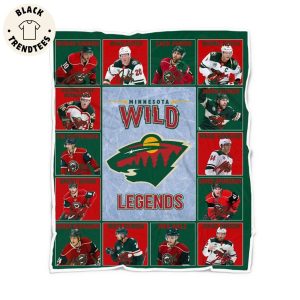 Minnesota Wild Logo Ice Hockey Team Legends Blanket