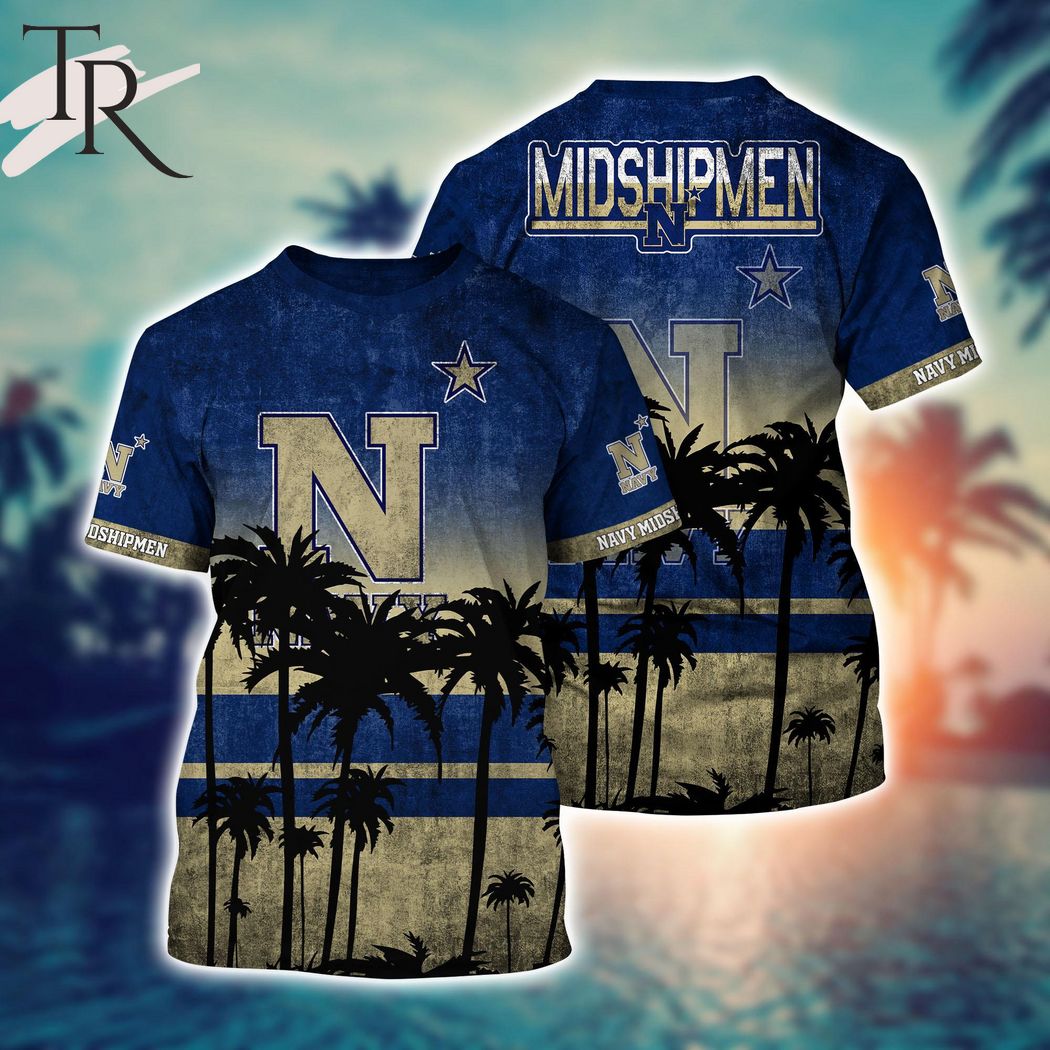 Navy Midshipmen Hawaii Shirt Short Style Hot Trending Summer 2024