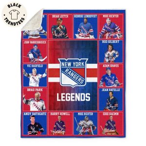 New York Ranger Ice Hockey Team Legends Blanket