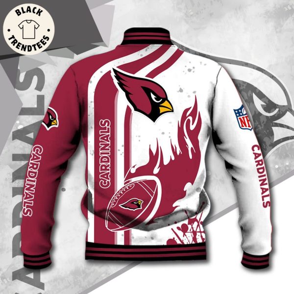 NFL Arizona Cardinals Custom Name Baseball Jacket