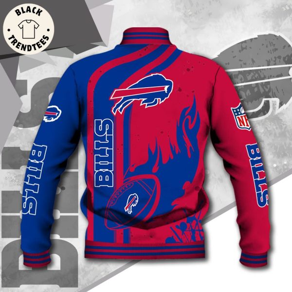 NFL Buffalo Bills Logo Custom Name Baseball Jacket