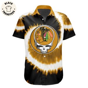 NHL Chicago Blackhawks Special Grateful Dead Tie-Dye Design Hawaiian Shirt