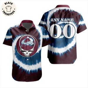 NHL Colorado Avalanche Special Grateful Dead Tie-Dye Design Hawaiian Shirt