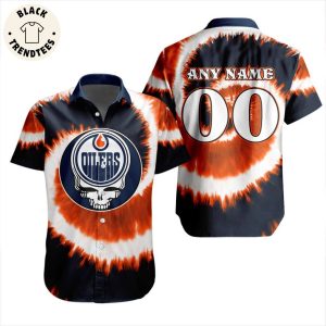 NHL Edmonton Oilers Special Grateful Dead Tie-Dye Design Hawaiian Shirt
