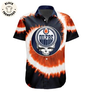 NHL Edmonton Oilers Special Grateful Dead Tie-Dye Design Hawaiian Shirt