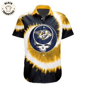 NHL Nashville Predators Special Grateful Dead Tie-Dye Design Hawaiian Shirt