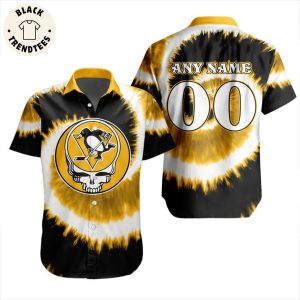 NHL Pittsburgh Penguins Special Grateful Dead Tie-Dye Design Hawaiian Shirt