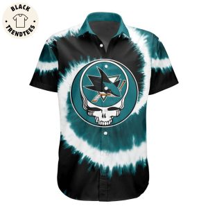 NHL San Jose Sharks Special Grateful Dead Tie-Dye Design Hawaiian Shirt